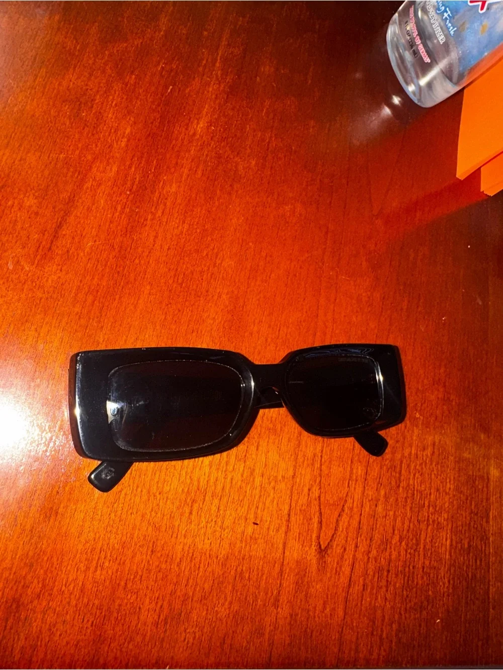 Men's Cutler and Gross Black Rectangular Sunglasses